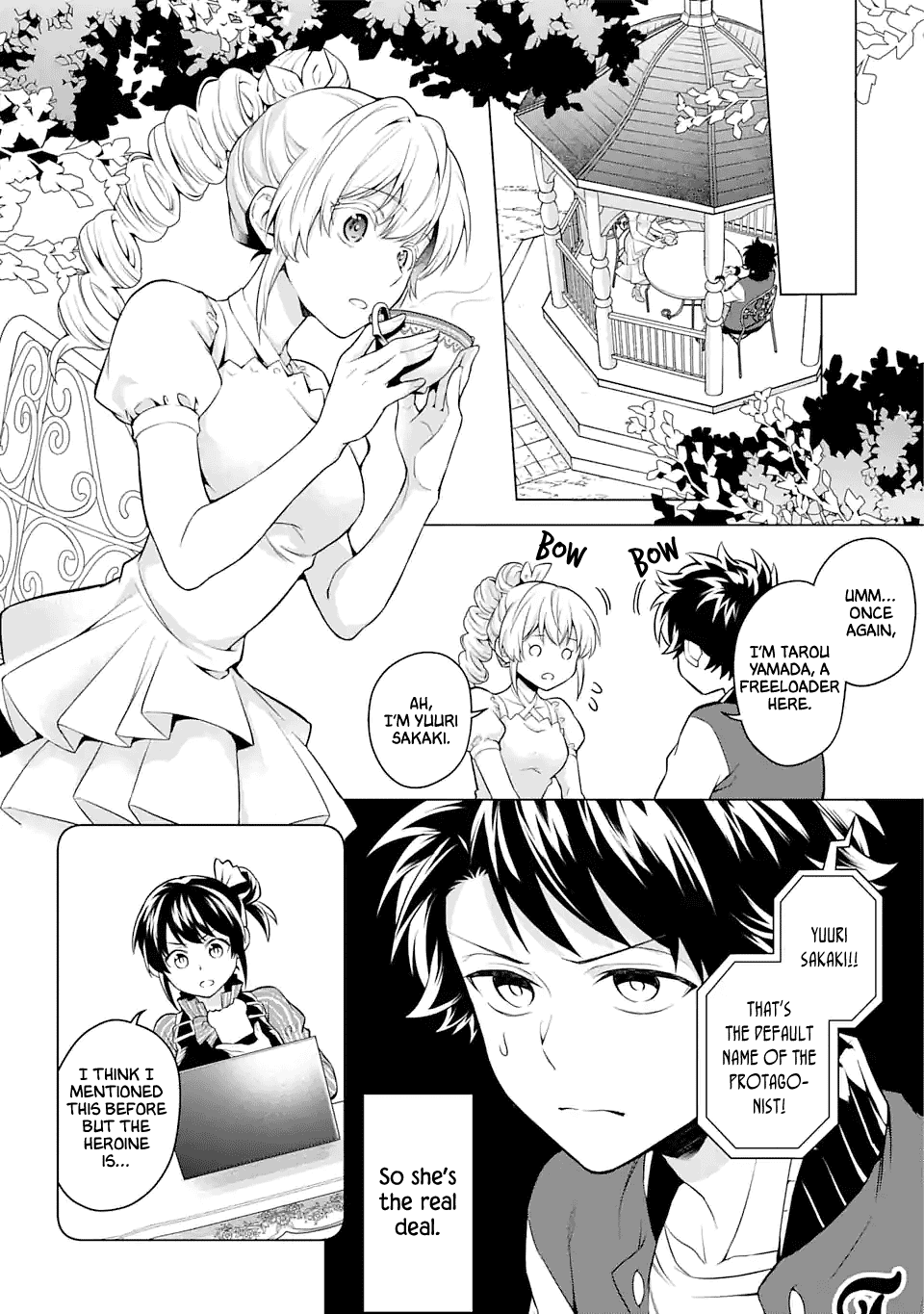 Transferred to another world, but I'm saving the world of an Otome game!? Chapter 21 page 4 - Chapter 21: The Real Deal and Me?!