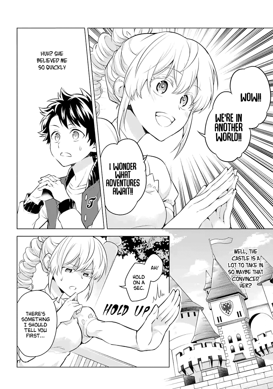 Transferred to another world, but I'm saving the world of an Otome game!? Chapter 21 page 6 - Chapter 21: The Real Deal and Me?!