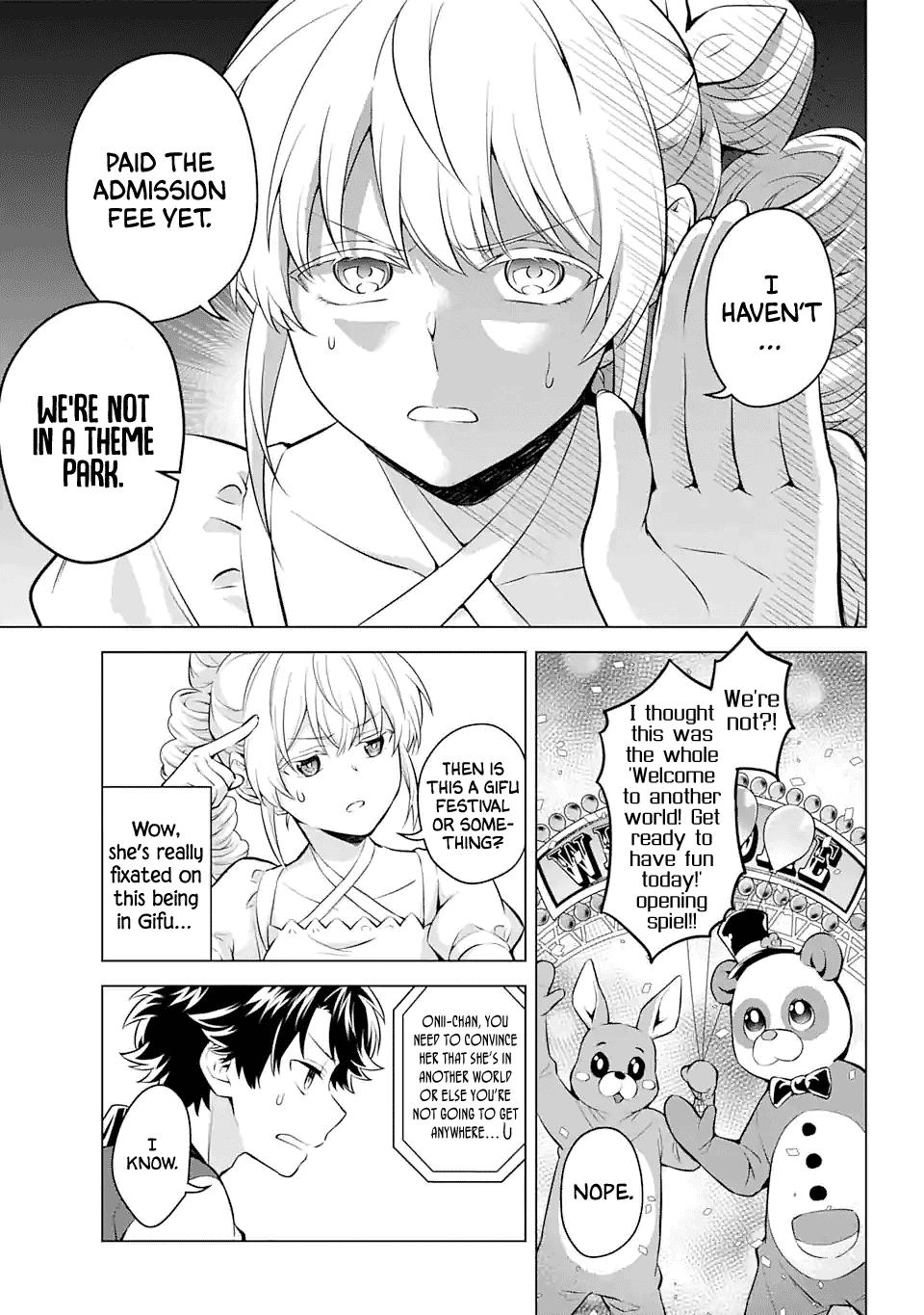 Transferred to another world, but I'm saving the world of an Otome game!? Chapter 21 page 7 - Chapter 21: The Real Deal and Me?!