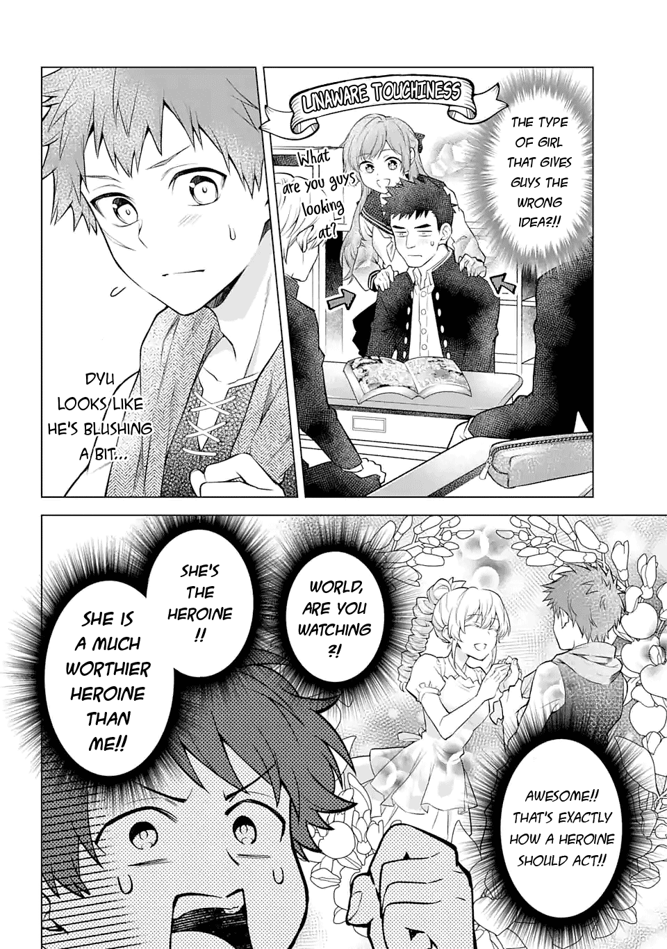 Transferred to another world, but I'm saving the world of an Otome game!? Chapter 22 page 12 - Chapter 22: The True Heroine's Choices and Me?!
