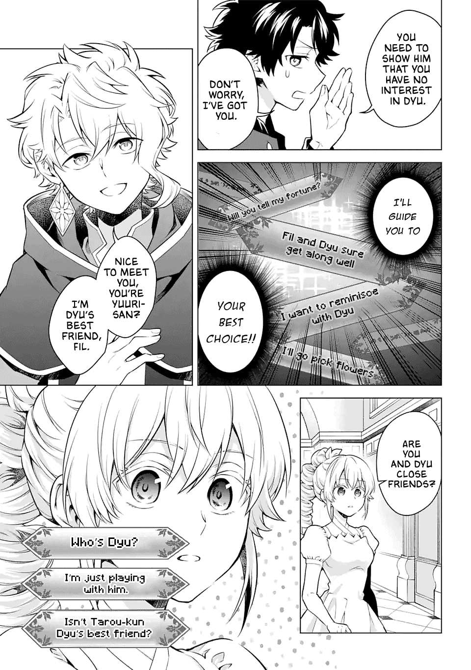 Transferred to another world, but I'm saving the world of an Otome game!? Chapter 22 page 15 - Chapter 22: The True Heroine's Choices and Me?!