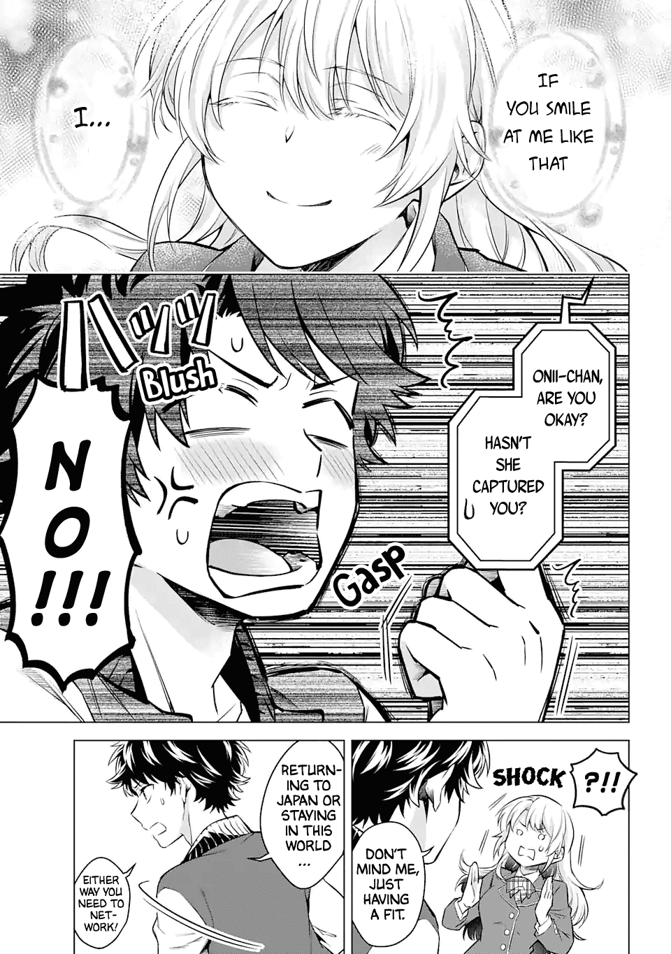 Transferred to another world, but I'm saving the world of an Otome game!? Chapter 22 page 23 - Chapter 22: The True Heroine's Choices and Me?!