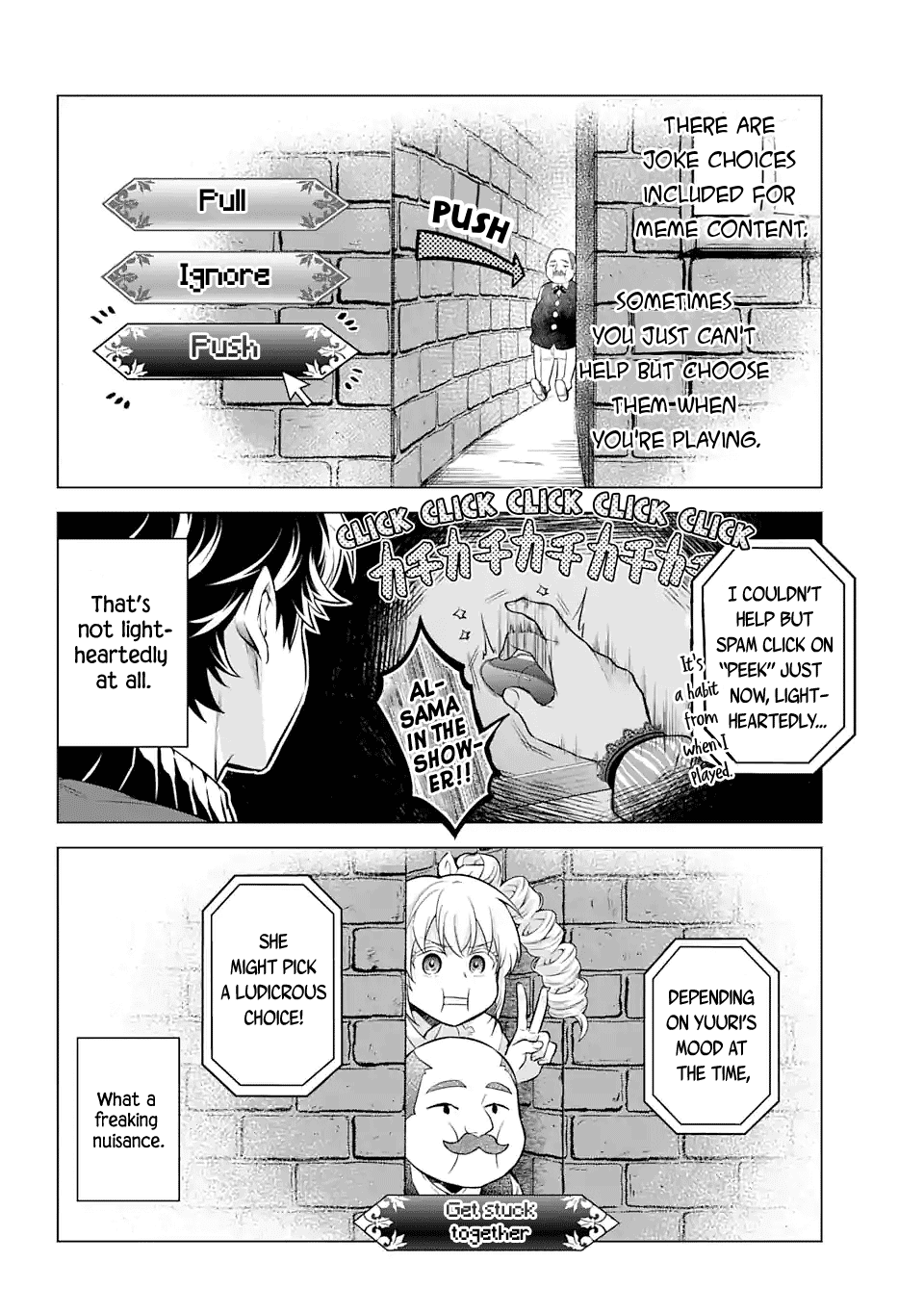Transferred to another world, but I'm saving the world of an Otome game!? Chapter 22 page 8 - Chapter 22: The True Heroine's Choices and Me?!