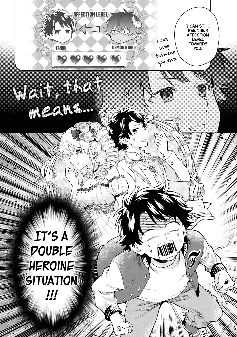 Transferred to another world, but I'm saving the world of an Otome game!? Chapter 23 page 24 - Chapter 23: The title of heroine and me?!