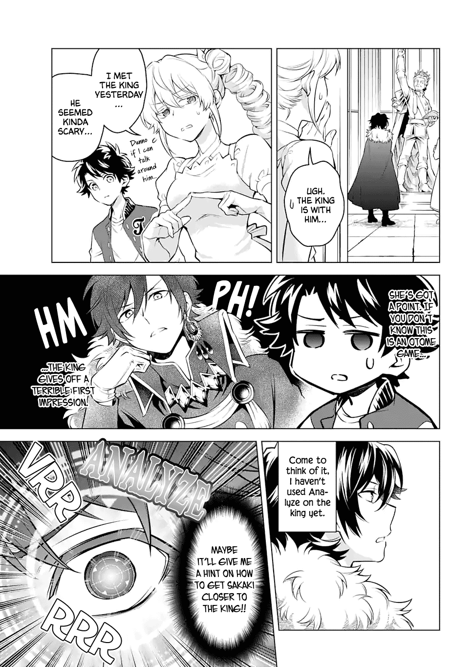 Transferred to another world, but I'm saving the world of an Otome game!? Chapter 23 page 3 - Chapter 23: The title of heroine and me?!