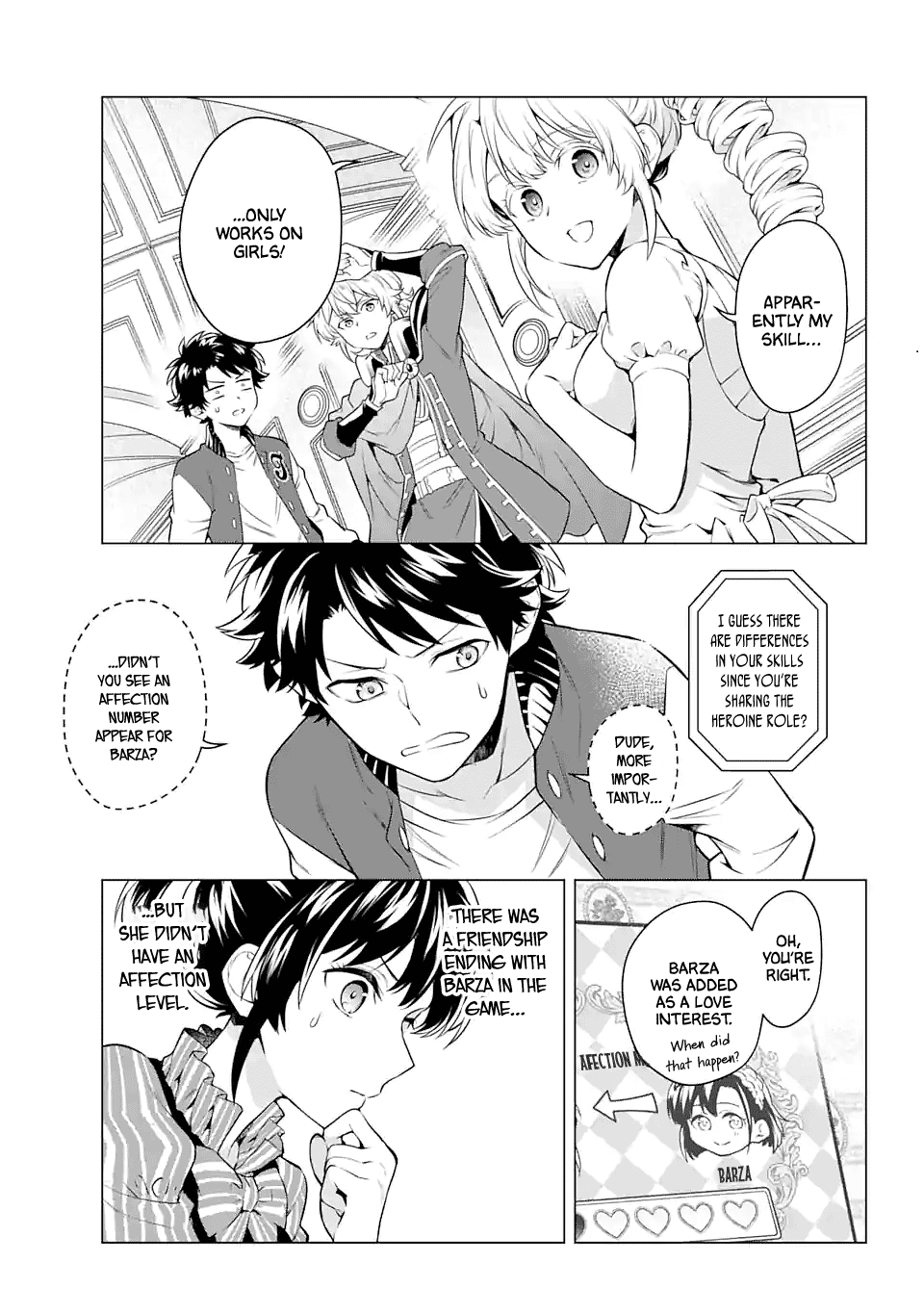 Transferred to another world, but I'm saving the world of an Otome game!? Chapter 24 page 11 - Chapter 24: A Setting Change and Me?!