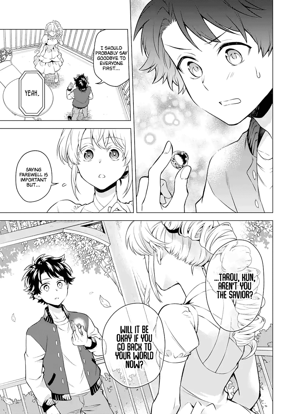Transferred to another world, but I'm saving the world of an Otome game!? Chapter 24 page 19 - Chapter 24: A Setting Change and Me?!