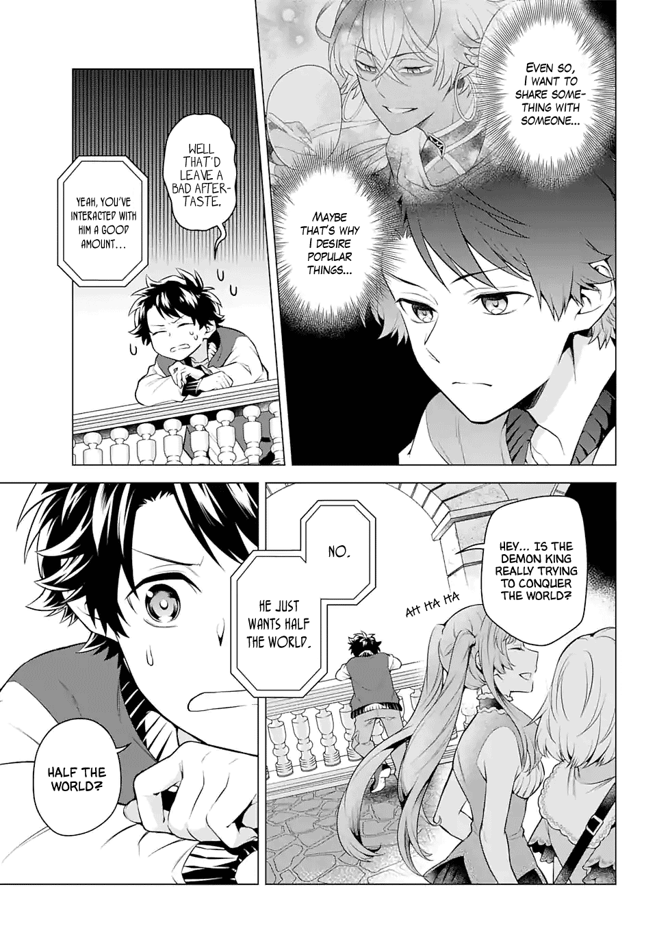 Transferred to another world, but I'm saving the world of an Otome game!? Chapter 24 page 21 - Chapter 24: A Setting Change and Me?!