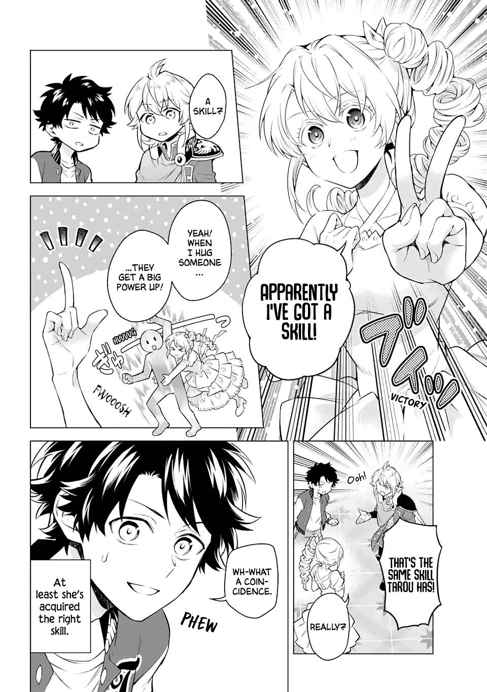 Transferred to another world, but I'm saving the world of an Otome game!? Chapter 24 page 8 - Chapter 24: A Setting Change and Me?!