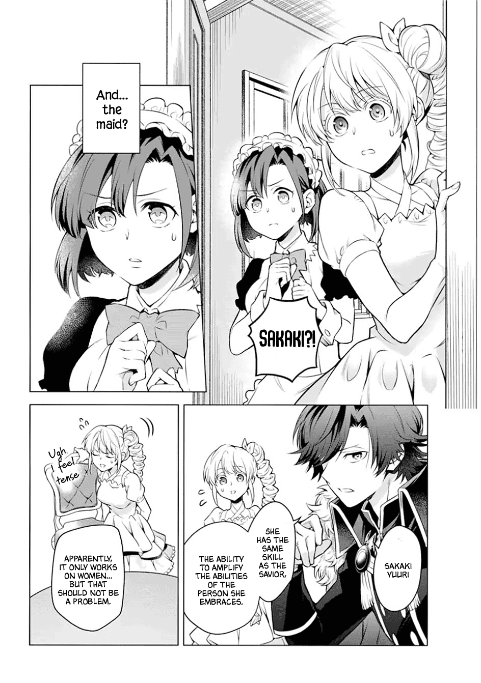 Transferred to another world, but I'm saving the world of an Otome game!? Chapter 25 page 4 - Chapter 25: Srategy Meeting and Me?!