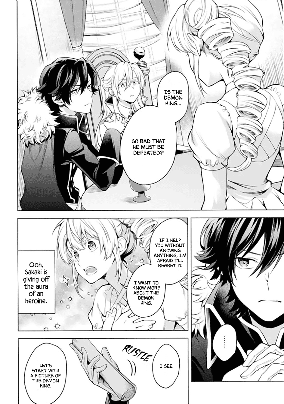 Transferred to another world, but I'm saving the world of an Otome game!? Chapter 25 page 8 - Chapter 25: Srategy Meeting and Me?!