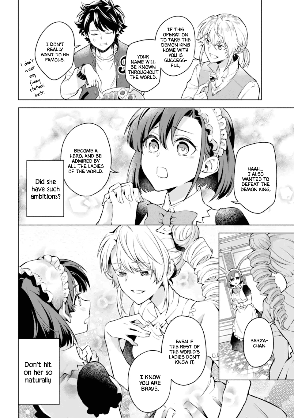 Transferred to another world, but I'm saving the world of an Otome game!? Chapter 26 page 12 - Chapter 26: Last Resort and Me?!