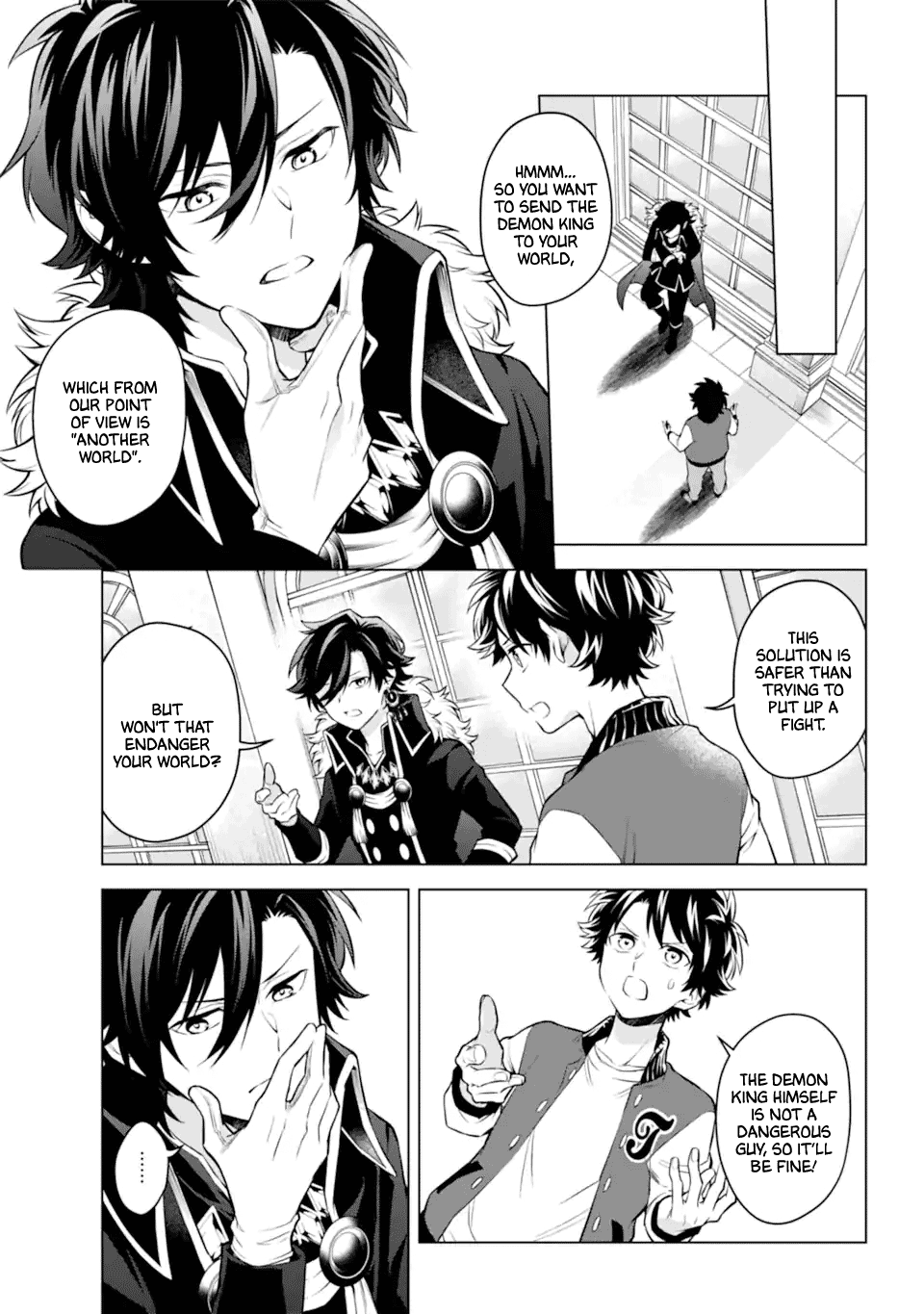 Transferred to another world, but I'm saving the world of an Otome game!? Chapter 26 page 5 - Chapter 26: Last Resort and Me?!
