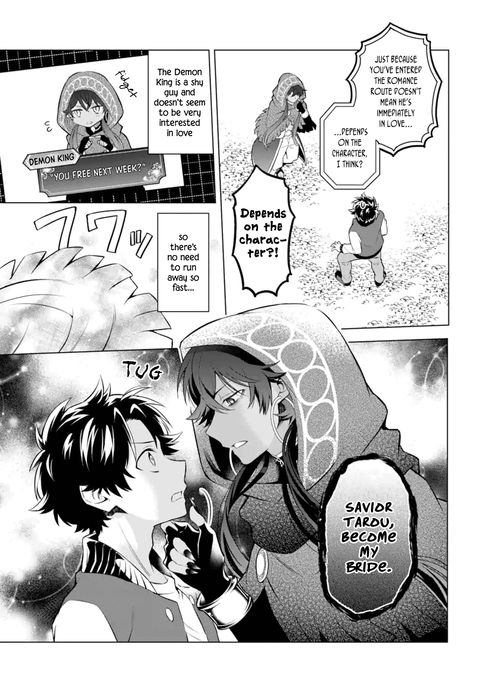 Transferred to another world, but I'm saving the world of an Otome game!? Chapter 27 page 3 - Chapter 27: The Original World and Me?! [END]