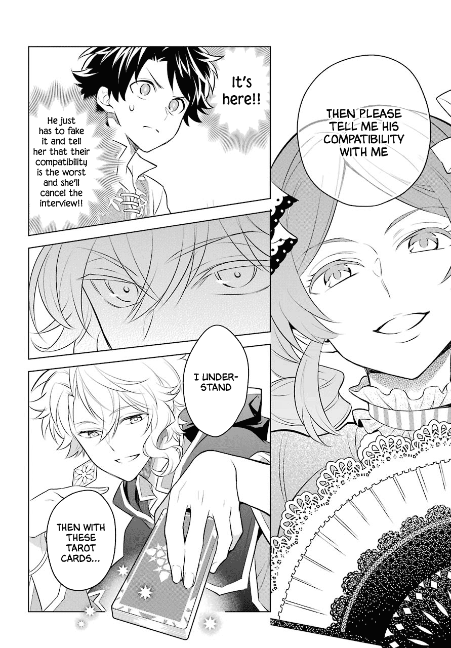 Transferred to another world, but I'm saving the world of an Otome game!? Chapter 4 page 15 - Chapter 4: Fortune Teller and Me?!