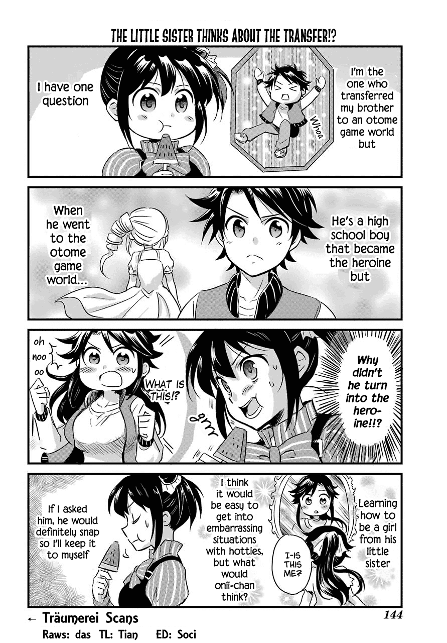 Transferred to another world, but I'm saving the world of an Otome game!? Chapter 7 page 1 - Chapter 7: The Demon King, Vice Captain of the Knights, and Me?!