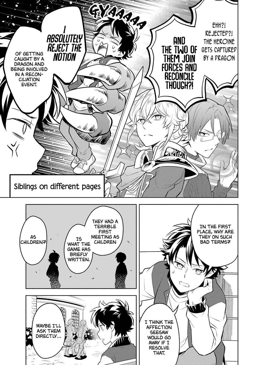 Transferred to another world, but I'm saving the world of an Otome game!? Chapter 8 page 16 - Chapter 8: The knight, the mage, and Me?!
