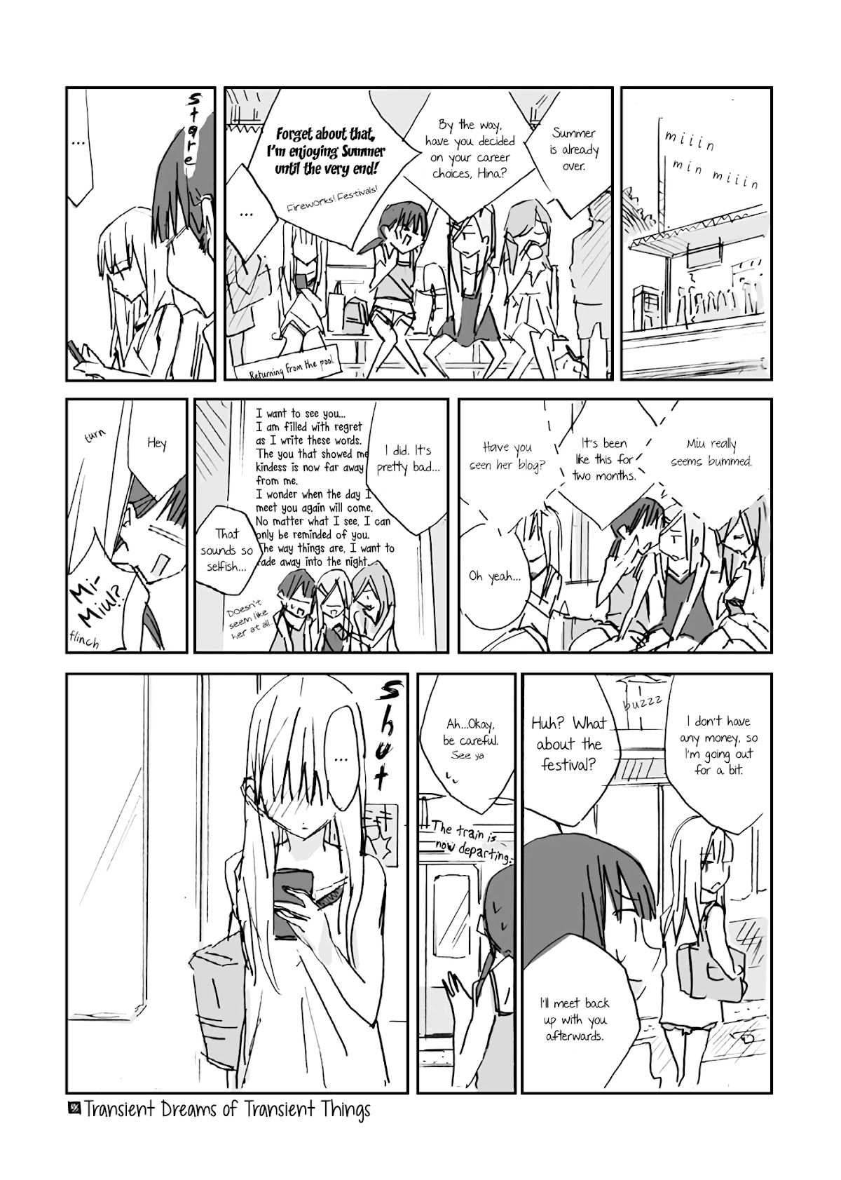 Transient Dreams of Transient Things Chapter 3 page 1 - Chapter 3 [END]
