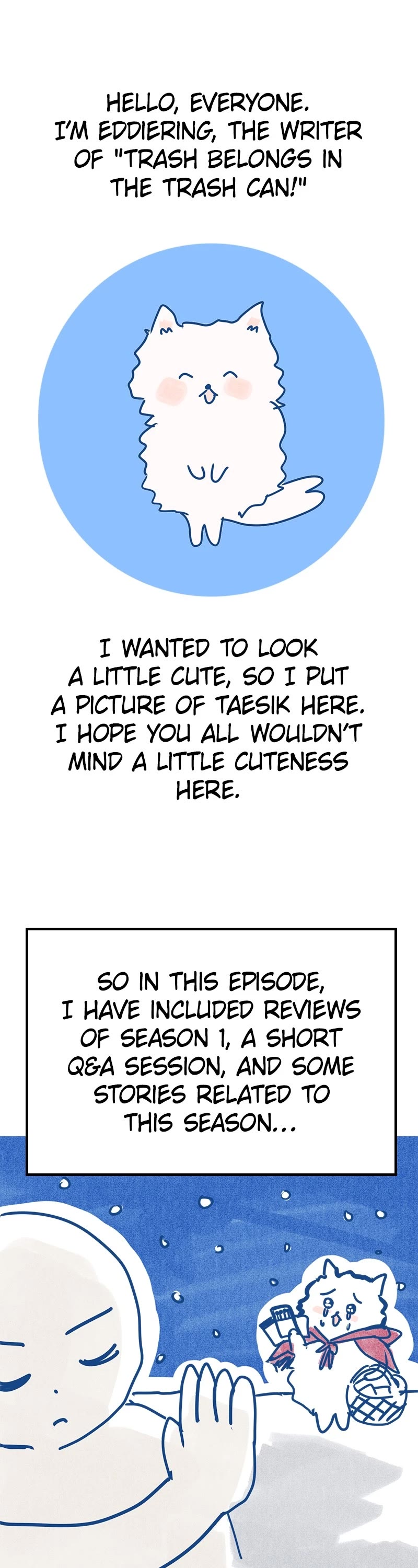 Trash Belongs in the Trash Can! Chapter 47 page 1 - Chapter 47: (S1) Afterword