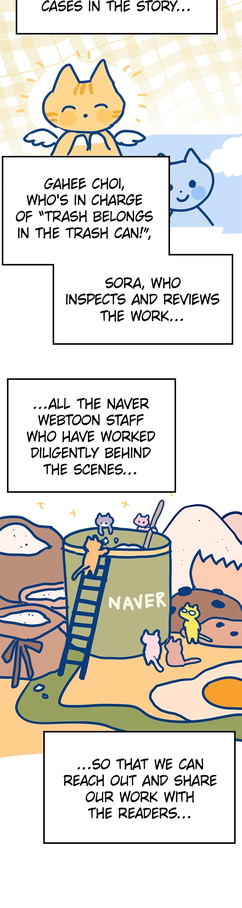 Trash Belongs in the Trash Can! Chapter 47 page 48 - Chapter 47: (S1) Afterword