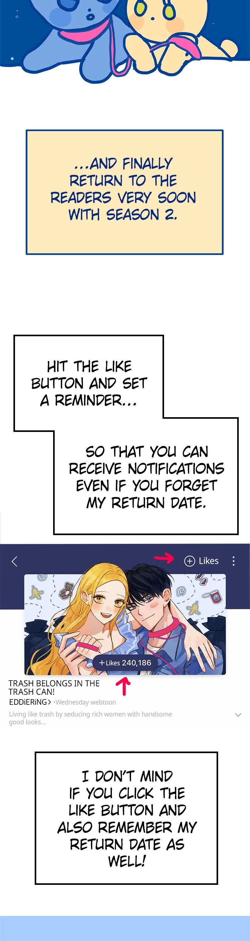 Trash Belongs in the Trash Can! Chapter 47 page 50 - Chapter 47: (S1) Afterword