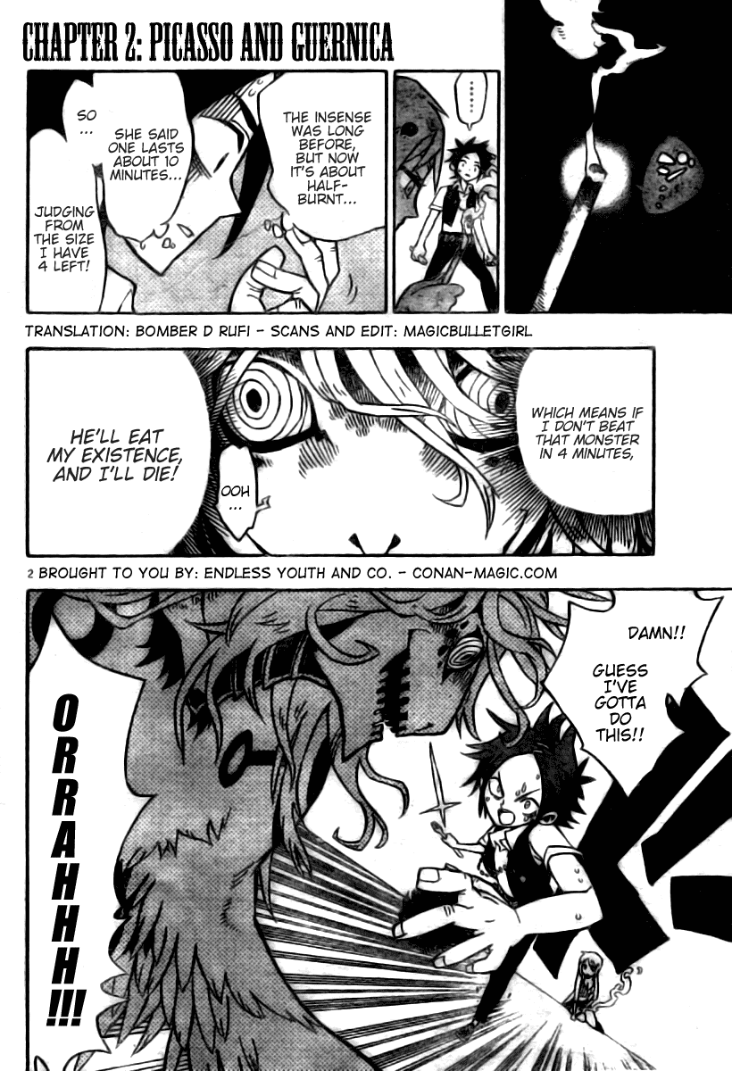 Traumeister Chapter 2 page 2 - Chapter 2: Picasso and Guernica