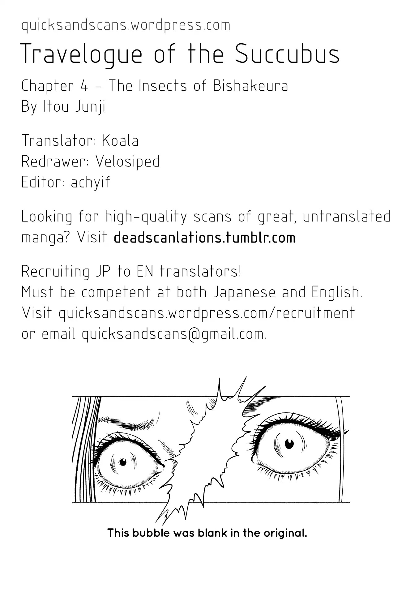 Travelogue of the Succubus Chapter 4 page 33 - Chapter 4: The Insects of Bishakeura