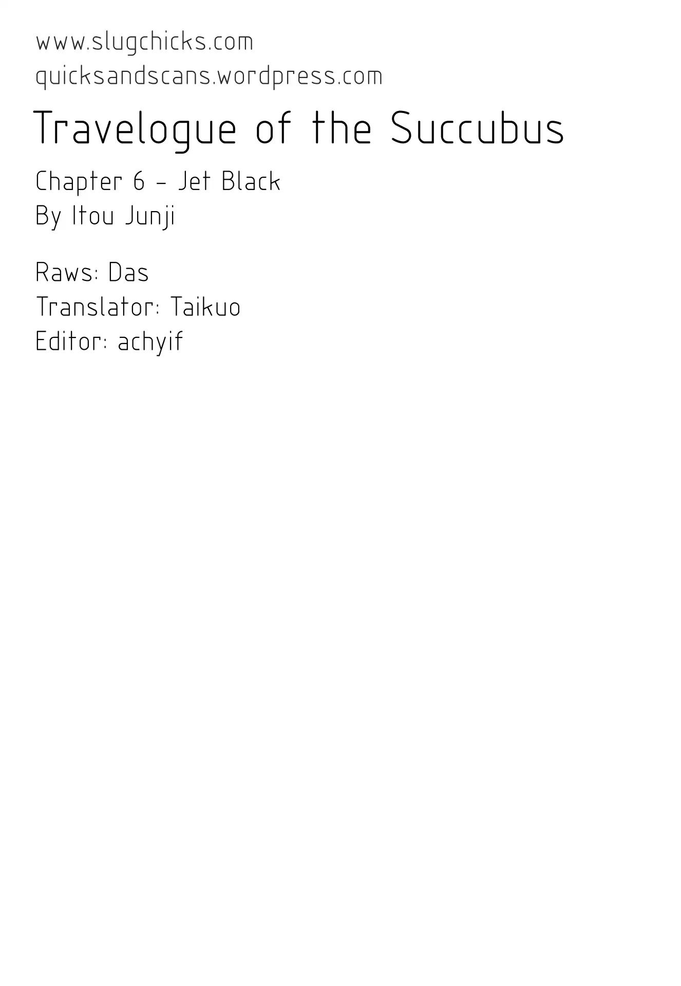 Travelogue of the Succubus Chapter 6 page 33 - Chapter 6: Jet Black