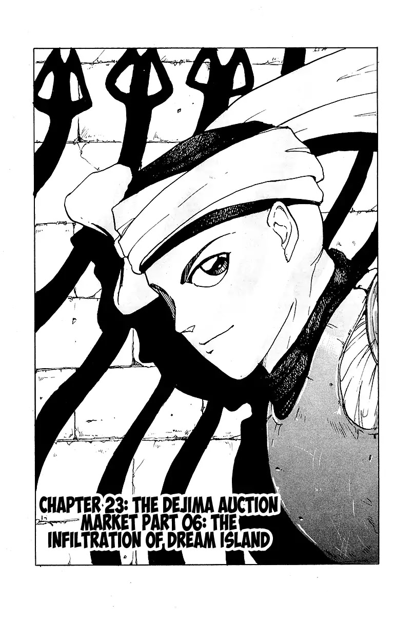 Treasure Hunter Jubei Chapter 23 page 1 - Chapter 23: The Dejima Auction Market Part 06: The Infiltration of Dream Island