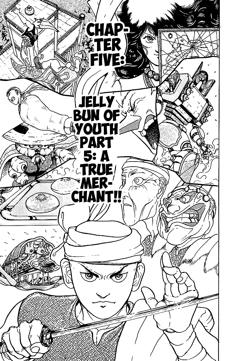 Treasure Hunter Jubei Chapter 5 page 1 - Chapter 5: Jelly Bun of Youth Part 5: A true Merchant!!