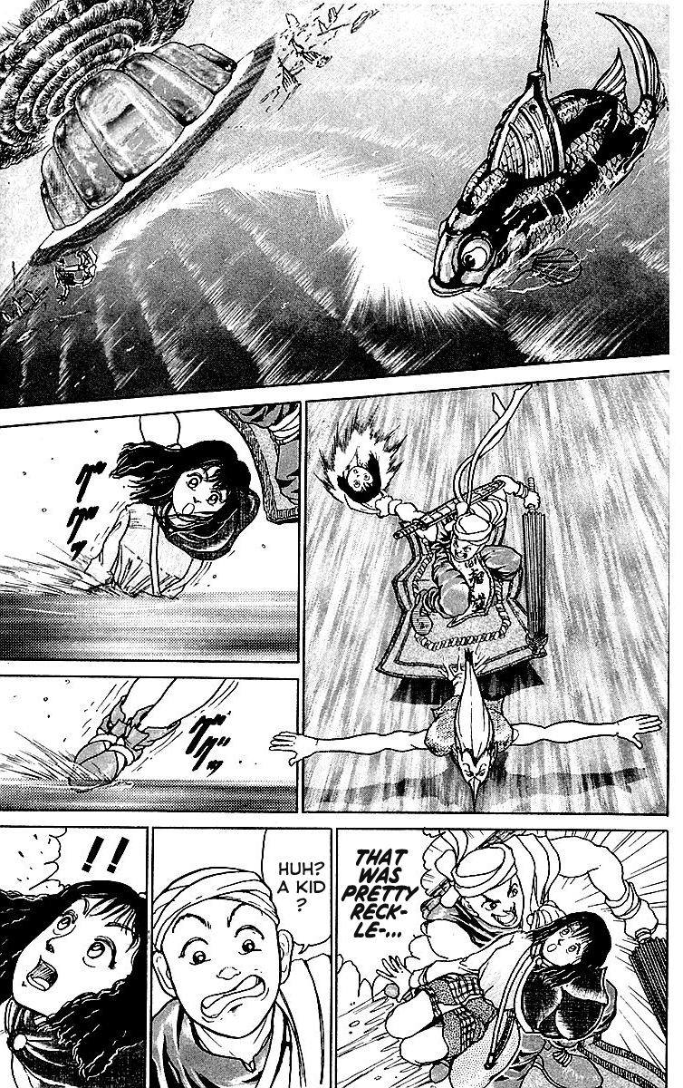 Treasure Hunter Jubei Chapter 7 page 13 - Chapter 7: Figurehead of Souls Part 2: Beware of the Pistol Fish!