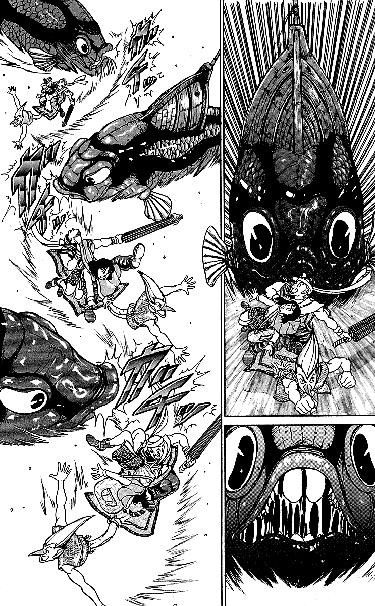 Treasure Hunter Jubei Chapter 7 page 14 - Chapter 7: Figurehead of Souls Part 2: Beware of the Pistol Fish!