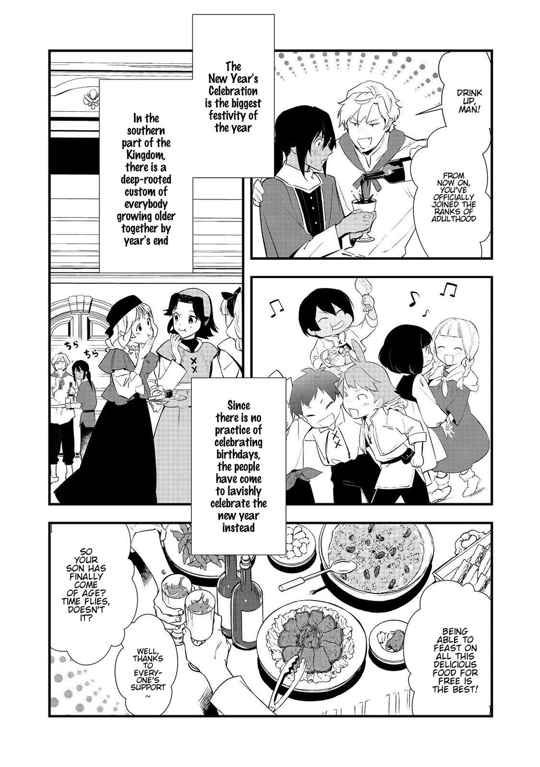 Treat of Reincarnation: The Advent of the Almighty Pastry Chef Chapter 64 page 29 - Chapter 64: Morteln's New Year's Party