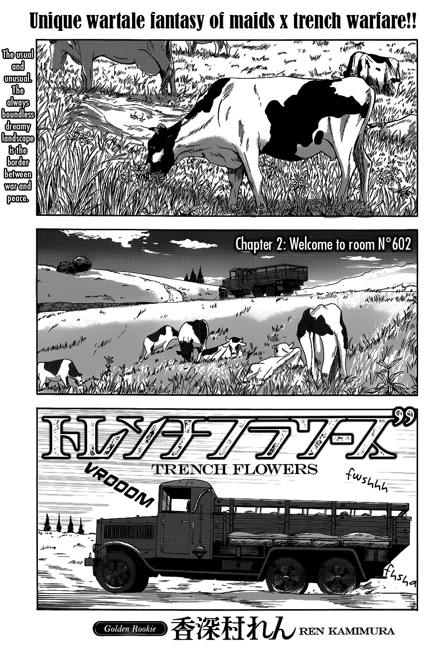 Trench Flowers Chapter 2 page 1 - Chapter 2 : Welcome to Room N°602