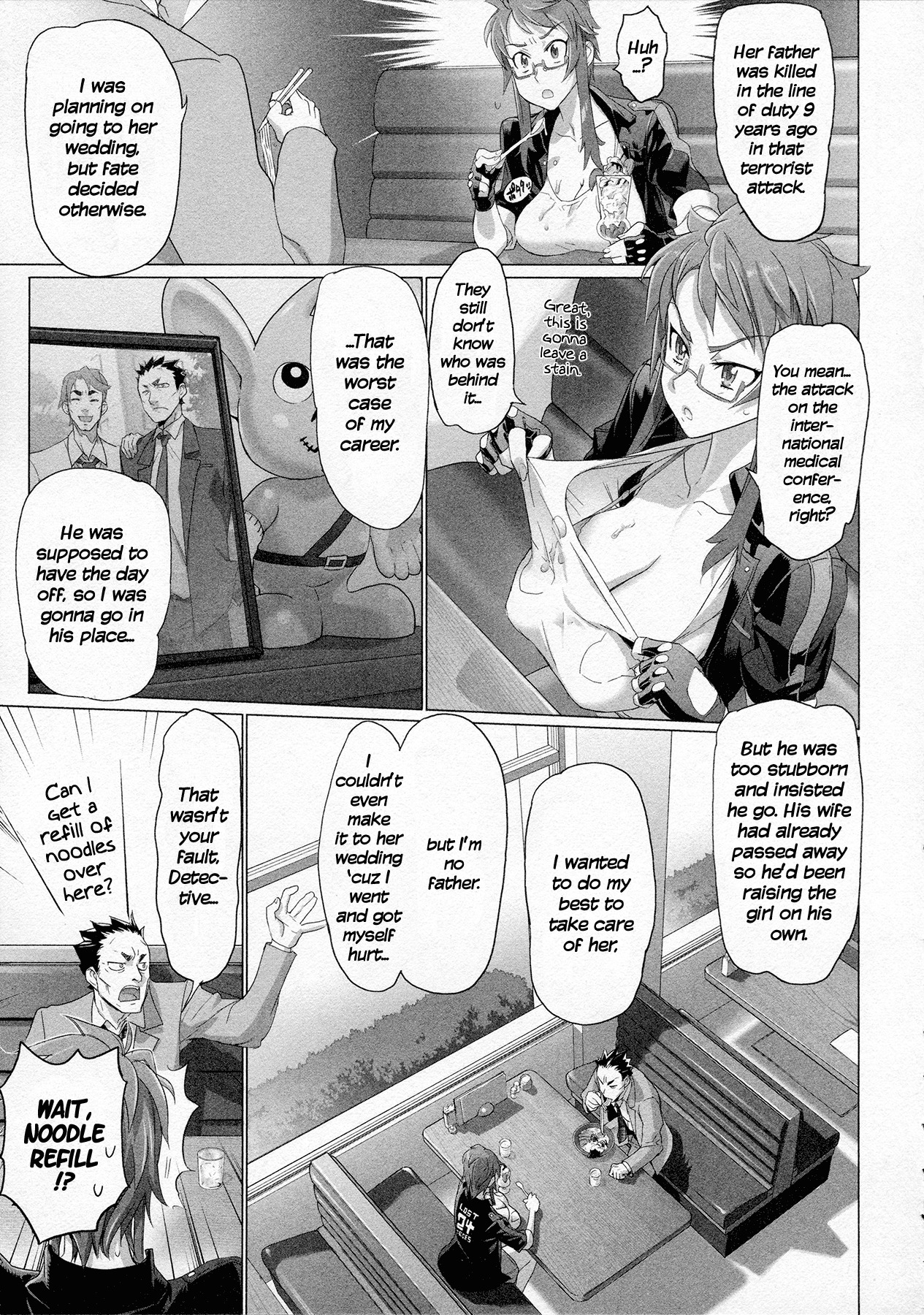 Triage X Chapter 10 page 17 - Chapter 10: Midnight Guerrilla II - Overheat