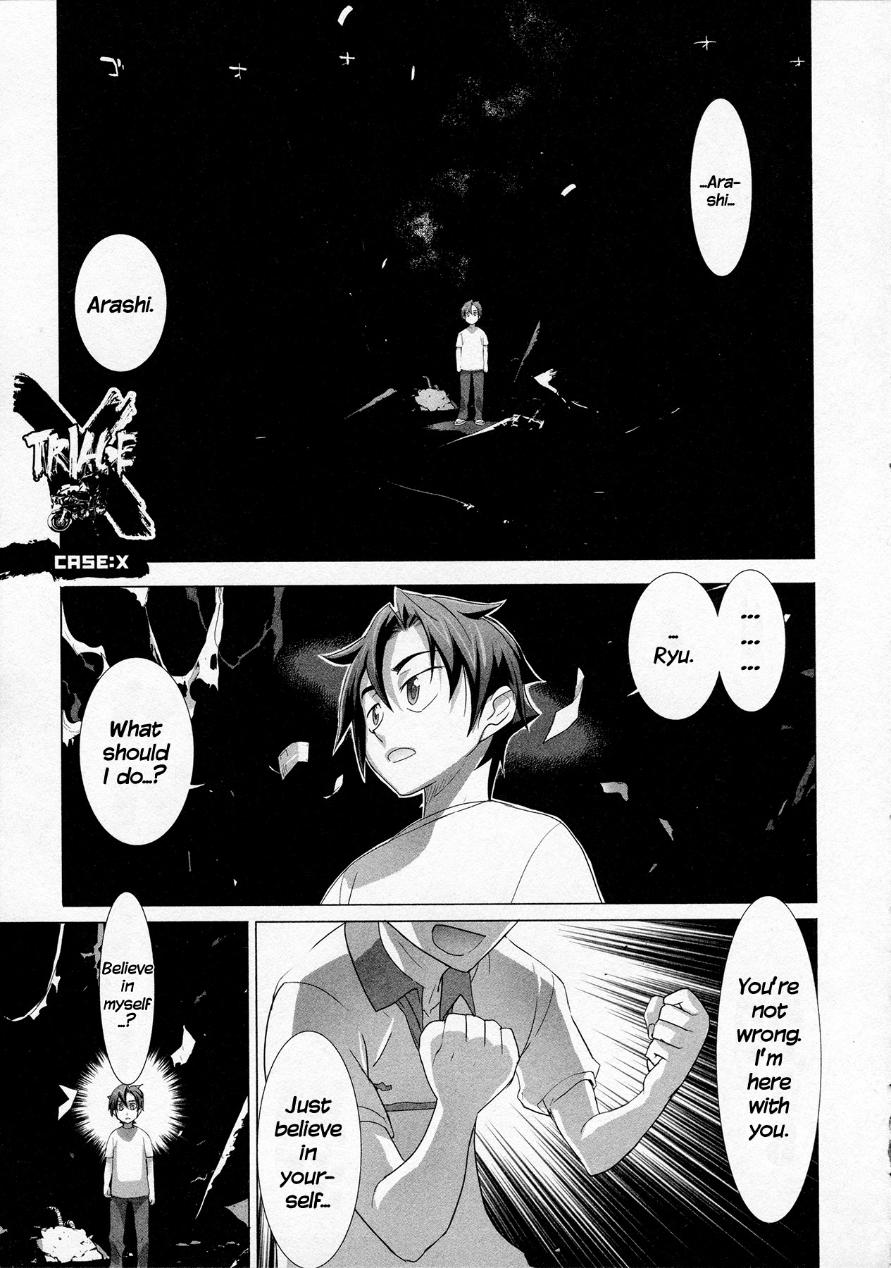 Triage X Chapter 11 page 2 - Chapter 11: Mikoto's Reason, Hinako's Emotion