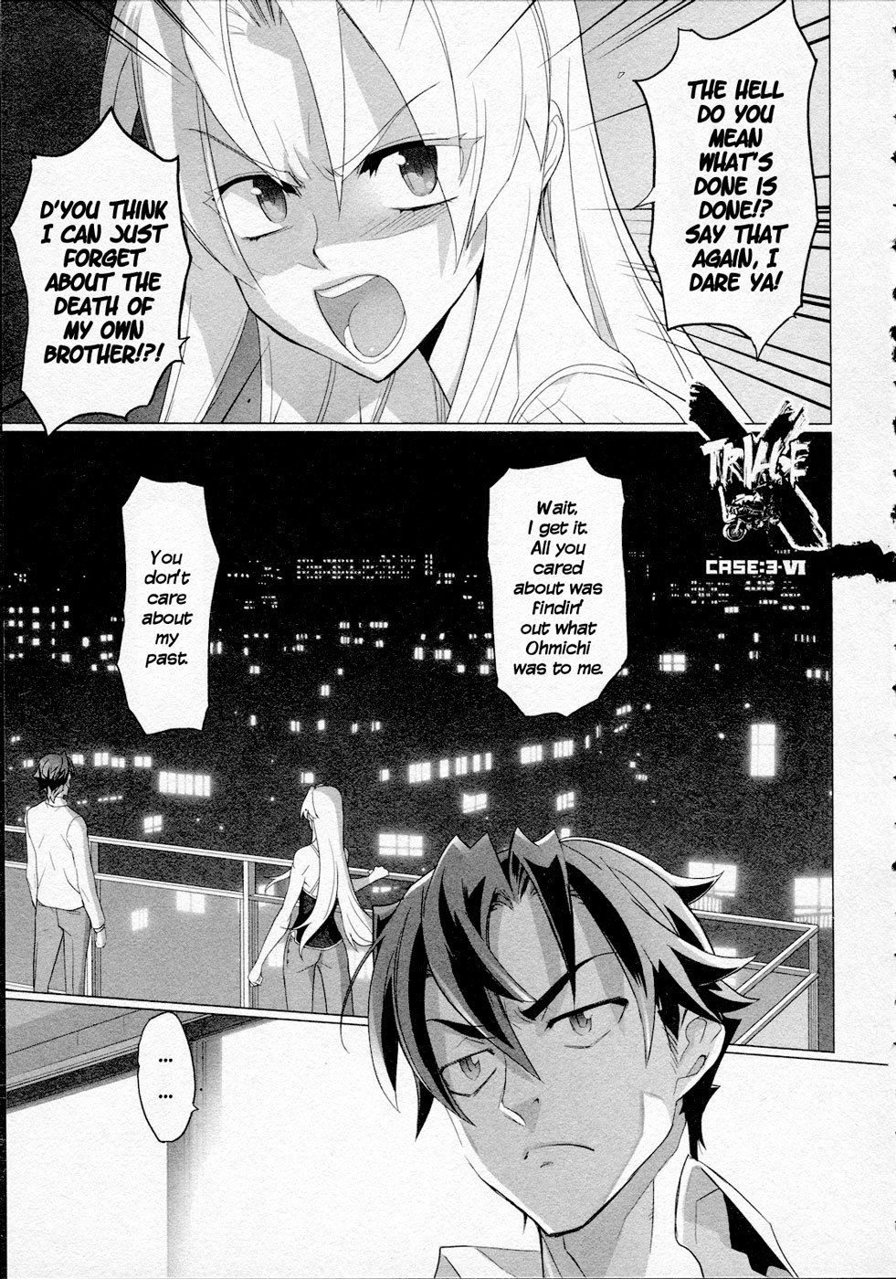 Triage X Chapter 15 page 1 - Chapter 15: Midnight Guerrilla VI - Cancer Cells in the City