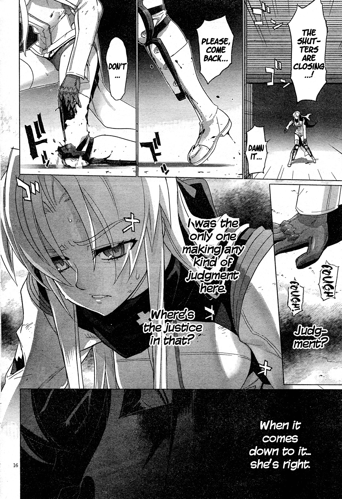 Triage X Chapter 17 page 18 - Chapter 17: Midnight Guerrilla VIII - Single Justice