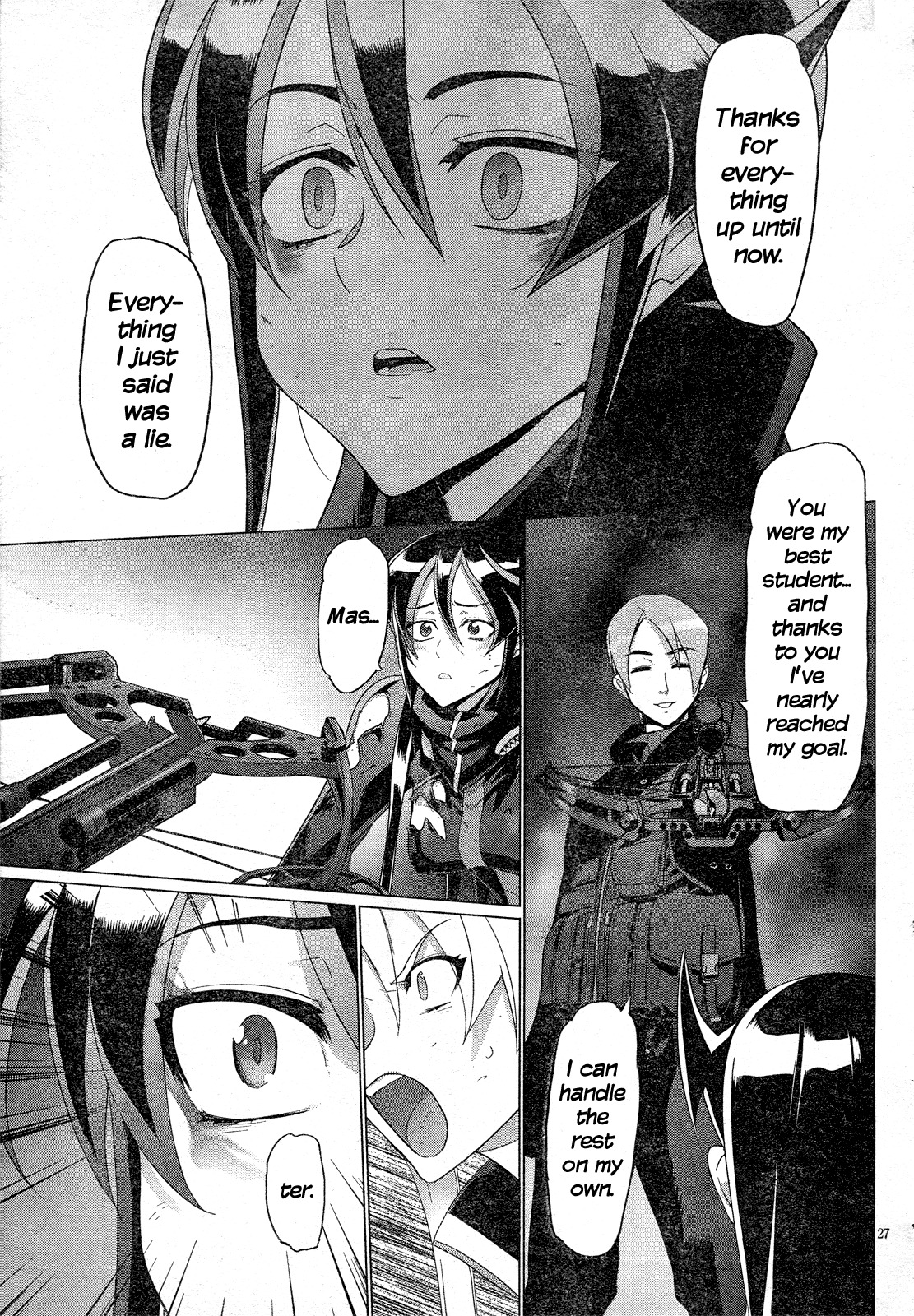 Triage X Chapter 18 page 28 - Chapter 18: Midnight Guerrilla IX - Ash and Black Label