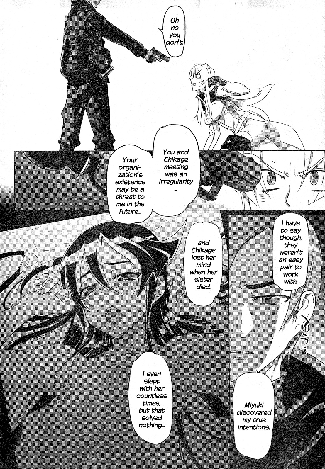 Triage X Chapter 18 page 30 - Chapter 18: Midnight Guerrilla IX - Ash and Black Label