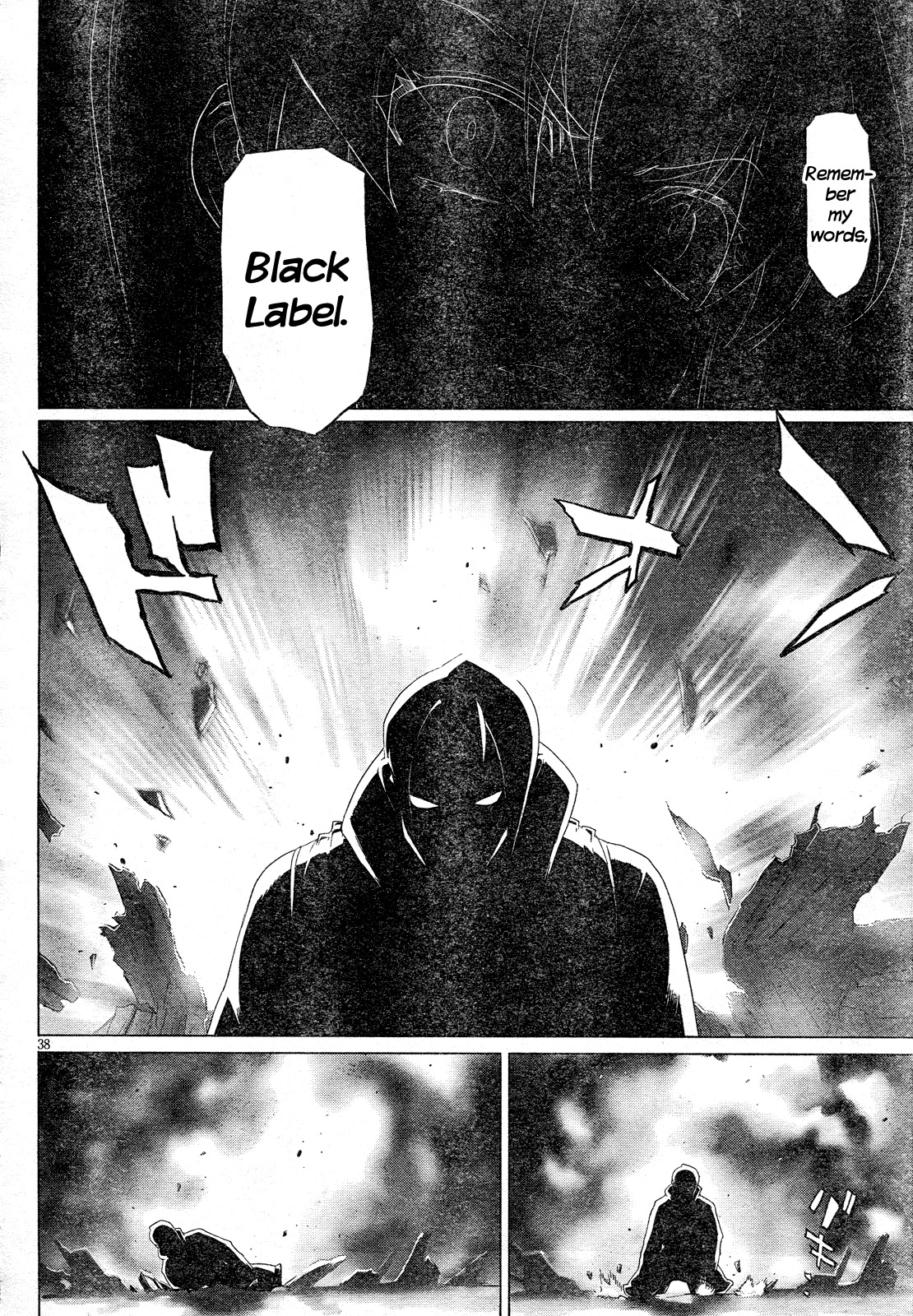Triage X Chapter 18 page 37 - Chapter 18: Midnight Guerrilla IX - Ash and Black Label