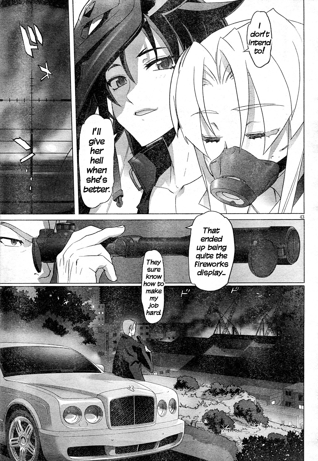 Triage X Chapter 18 page 42 - Chapter 18: Midnight Guerrilla IX - Ash and Black Label