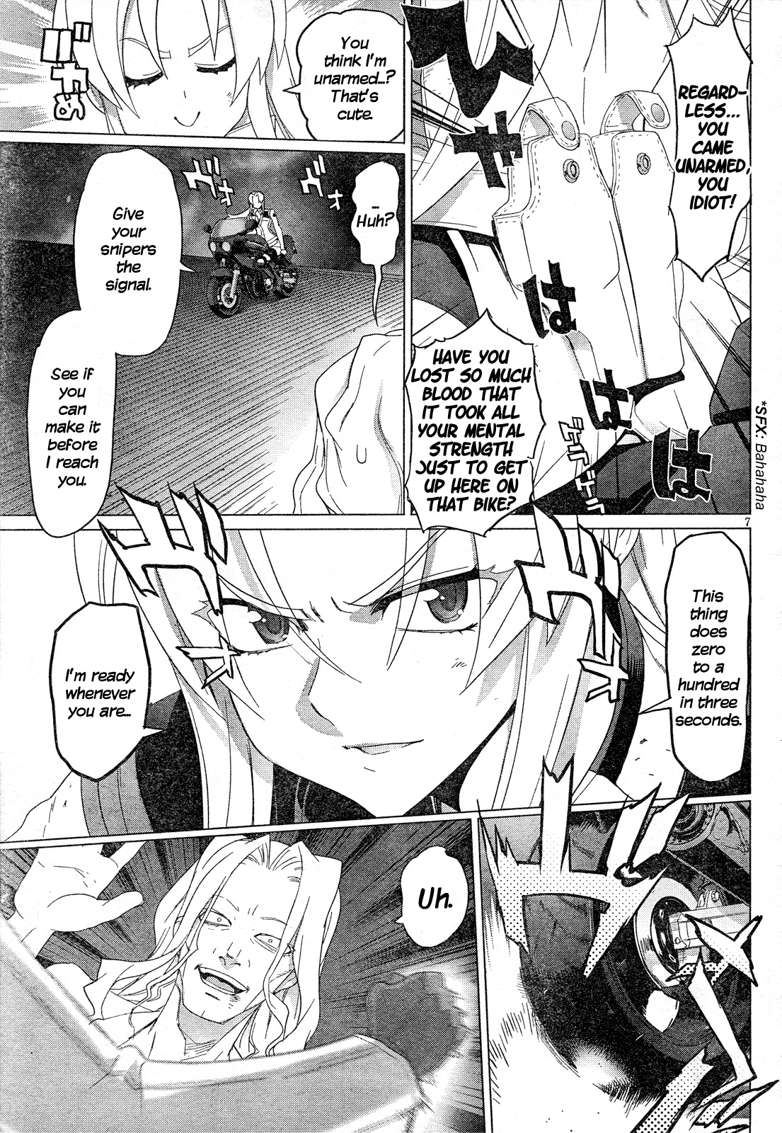 Triage X Chapter 18 page 8 - Chapter 18: Midnight Guerrilla IX - Ash and Black Label