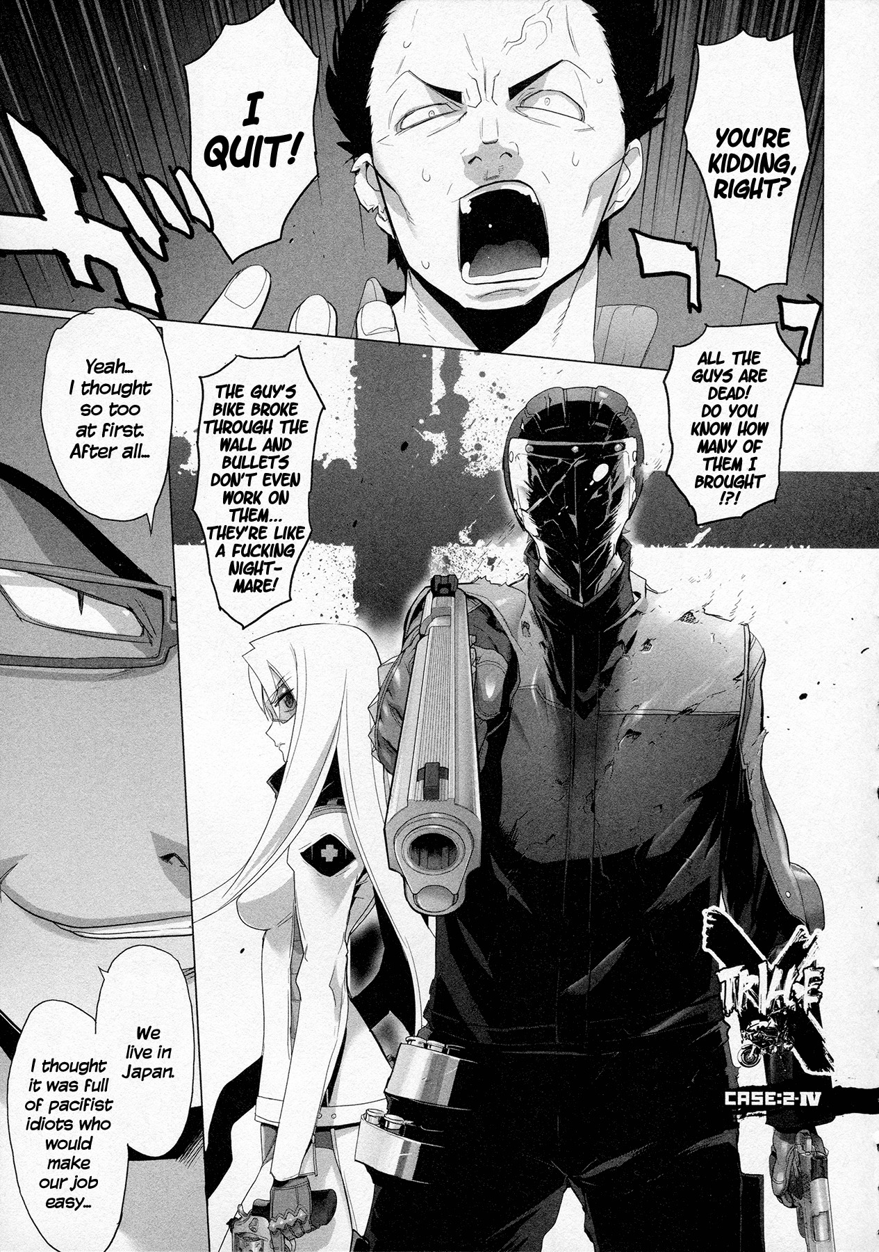 Triage X Chapter 7 page 2 - Chapter 7: Surgical Strike IV - Crossfire
