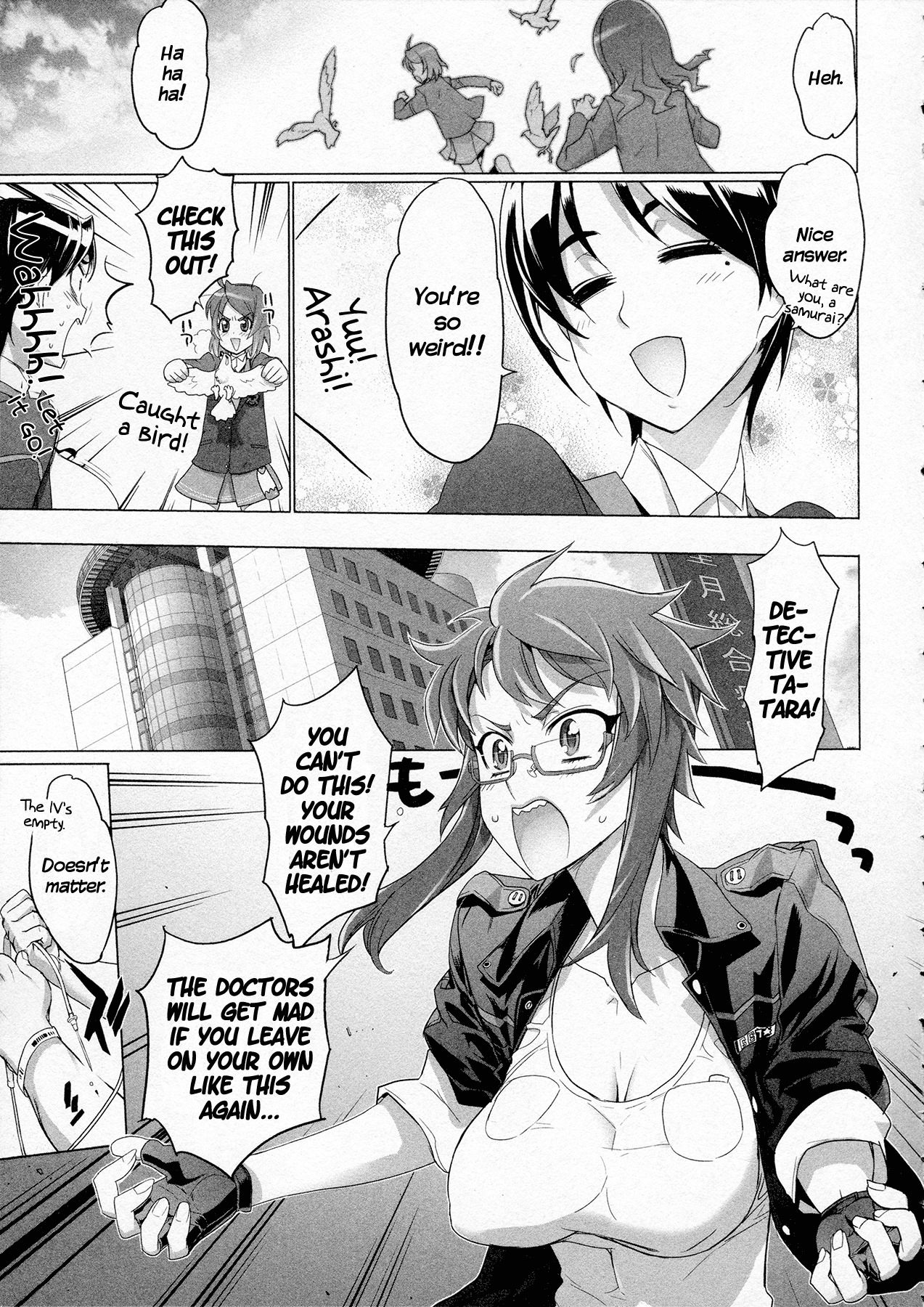 Triage X Chapter 9 page 15 - Chapter 9: Midnight Guerrilla I - Evening Calm