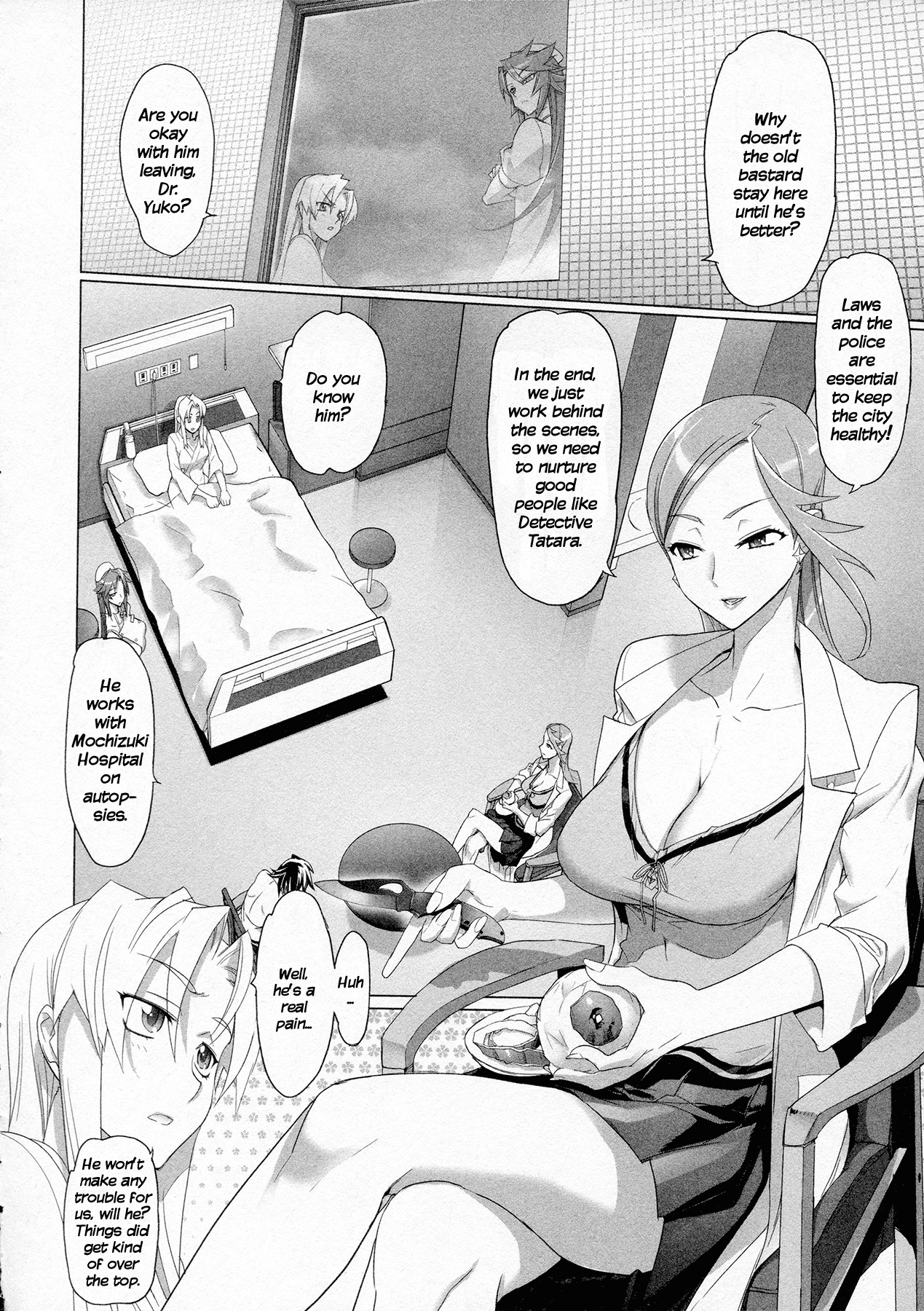 Triage X Chapter 9 page 18 - Chapter 9: Midnight Guerrilla I - Evening Calm