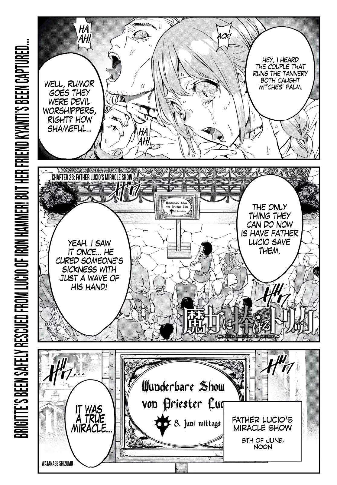 Tricks Dedicated to Witches Chapter 26 page 2 - Chapter 26: Father Lucio’s Miracle Show