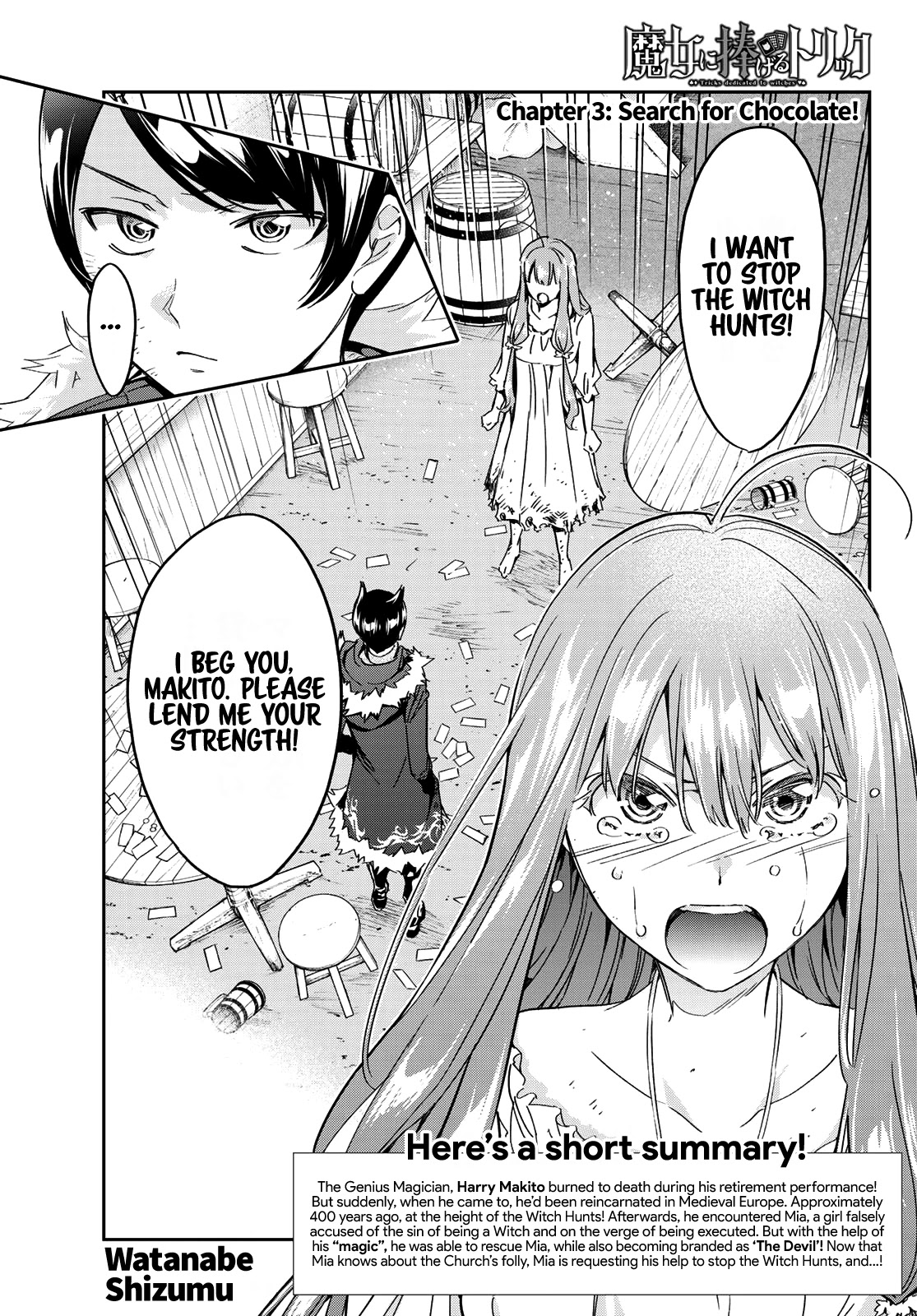 Tricks Dedicated to Witches Chapter 3 page 2 - Chapter 3: Search for Chocolate!
