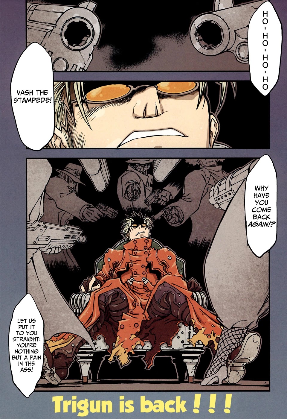 Trigun Badlands Rumble Chapter 1 page 2 - Chapter 1: Badlands Rumble Part 1