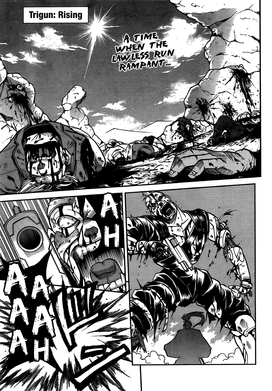 Trigun Badlands Rumble Chapter 7 page 1 - Chapter 7: Trigun: Rising